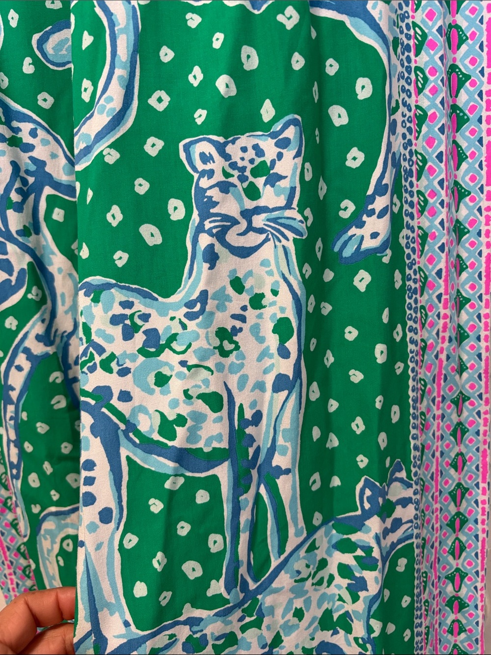Lilly Pulitzer Green, Blue & Pink Palazzo pants - Picture 5 of 10